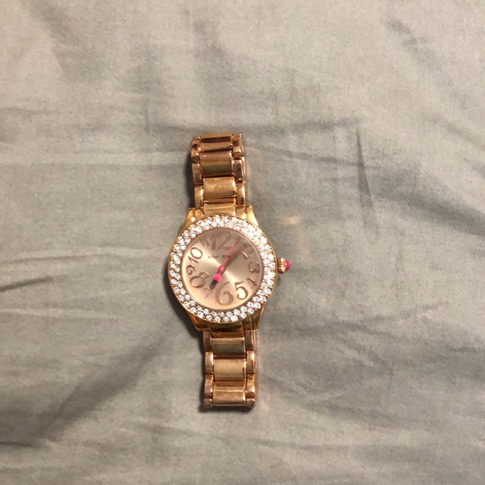 Betsy Johnson Rose Gold Watch